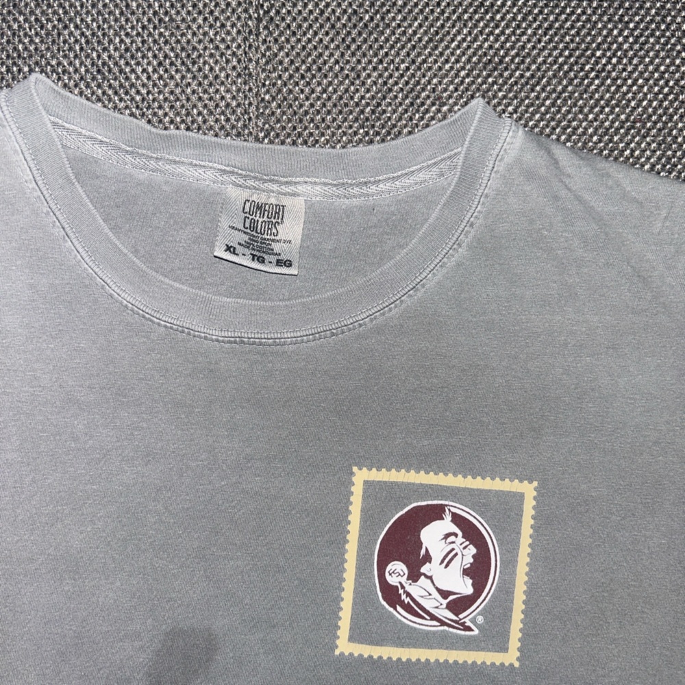 NCAA Florida State Seminoles Gray Dog Graphic Tee - Picture 5 of 6